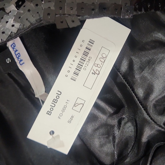 Peppe Peluso Sequin Bling Short Shorts - Picture 5 of 12